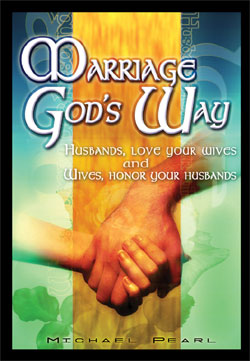 Why did Michael Pearl of No Greater Joy Ministries use symbols in place of certain letters on the cover of his DVD, Marriage God's Way? 