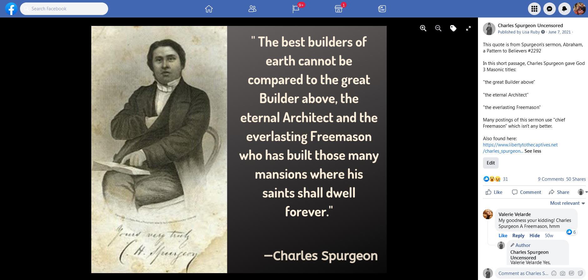 Charles Spurgeon gave God the Masonic titles; Everlasting Freemason, great Builder above, and the eternal Architect. 